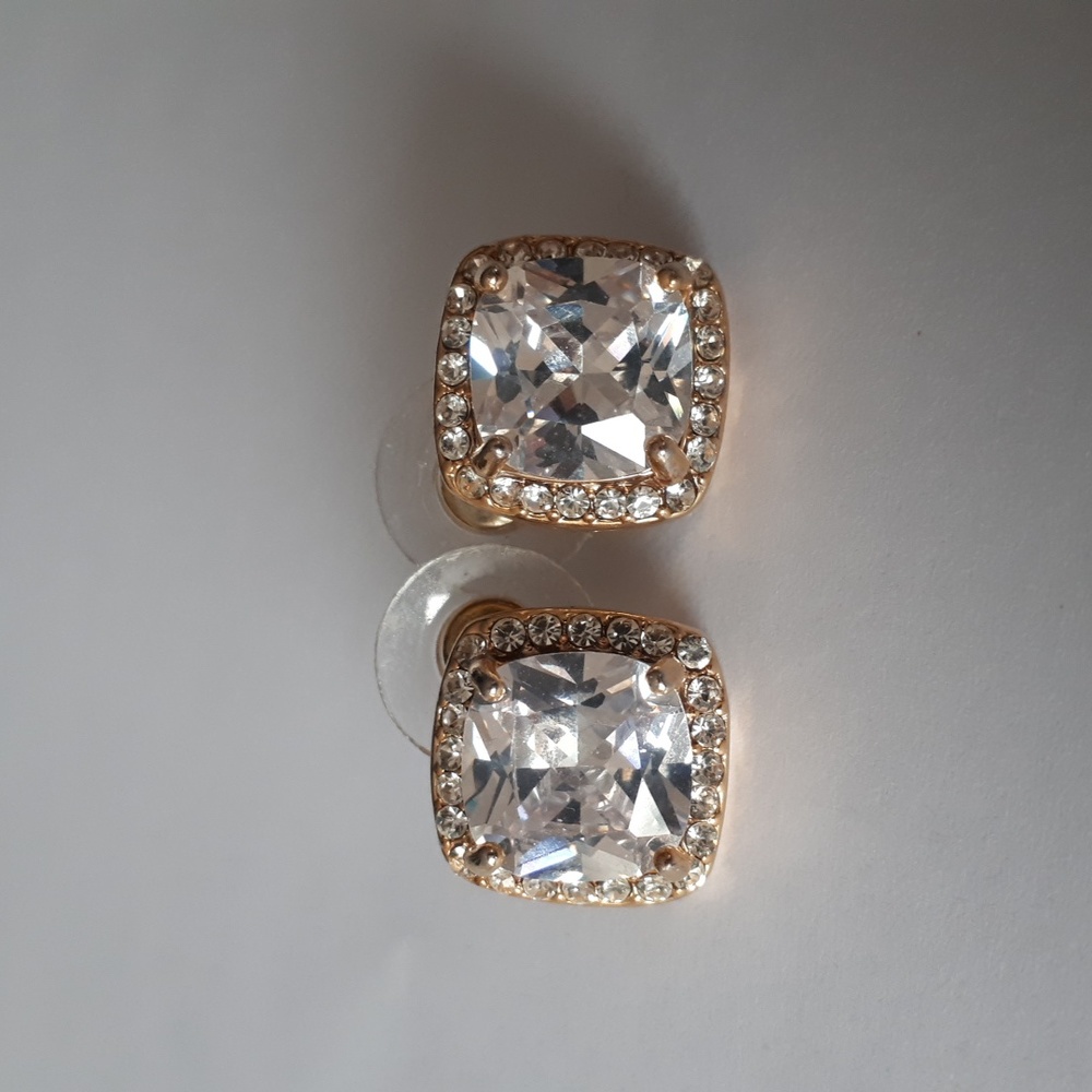 Crystal stud earrings